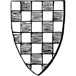 Chequy shield