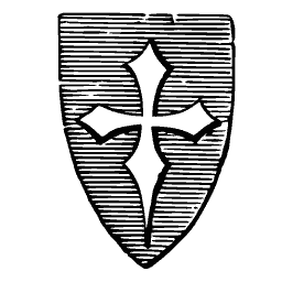 Cross fleury shield 02