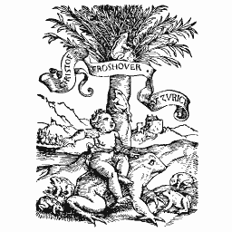 Froschauer printer's device