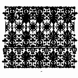 Palmette band pattern