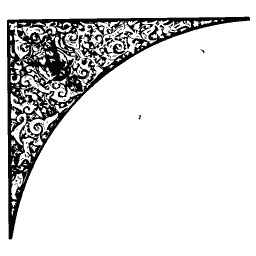 Arabesque spandrel