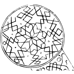 Star lattice roundel 01