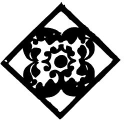 Foliate lozenge tile
