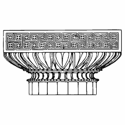 Fluted column base