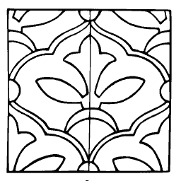 Lotus lattice panel
