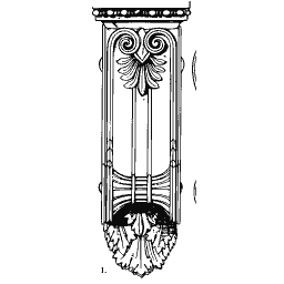 Fluted console bracket