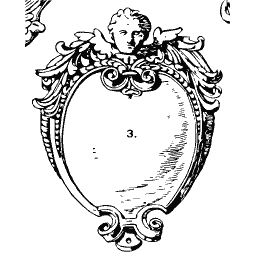 Cherub cartouche