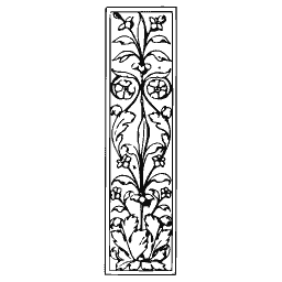 Foliate pilaster strip 02