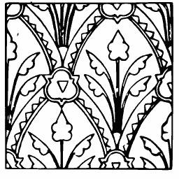 Foliate tracery panel 01