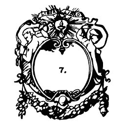 Garlanded cartouche