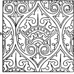 Scrolled wallpaper panel