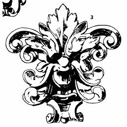 Foliate finial