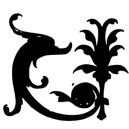 Beast and palmette scroll