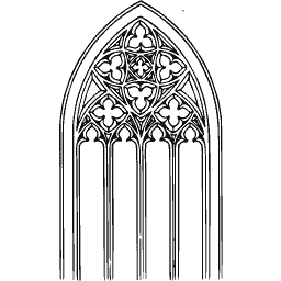 Gothic tracery window