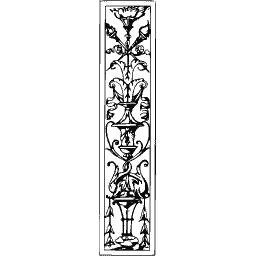Foliate pilaster strip 09