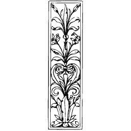 Foliate pilaster strip 11