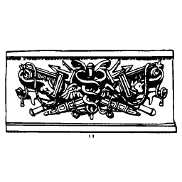 Trophy frieze panel