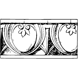 Panelled frieze border 02