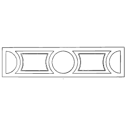 Panelled border strip 01