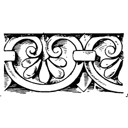 Scrolled frieze border 02