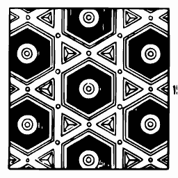 Hexagon tile panel
