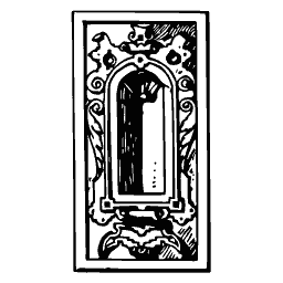 Arched niche panel