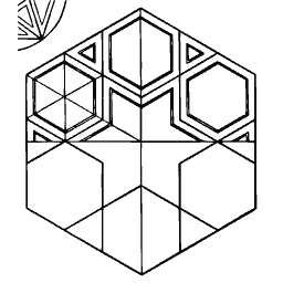 Cube lattice panel