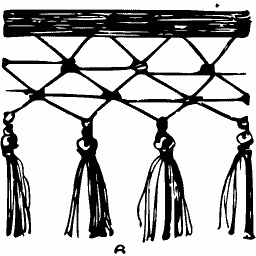 Tasselled net border