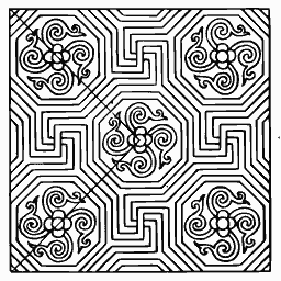 Spiral fret panel