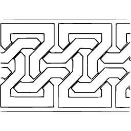 Interlace key border