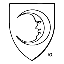 Crescent moon shield