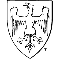 Eagle displayed shield