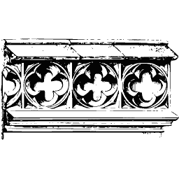 Quatrefoil parapet band
