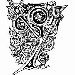 Interlaced scroll initial 01