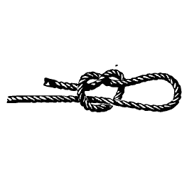 Rope loop knot