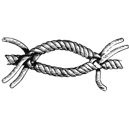 Crossed rope bend