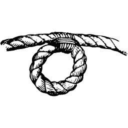 Rope loop on a line