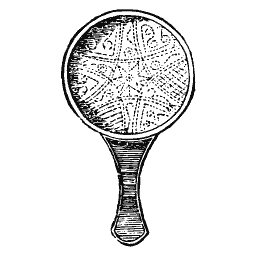 Round sieve with handle