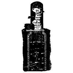 Labelled tin canister