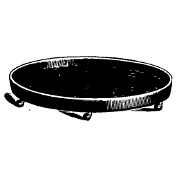 Shallow round pan