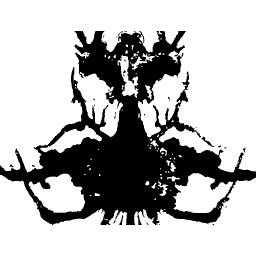 Outstretched bat blot