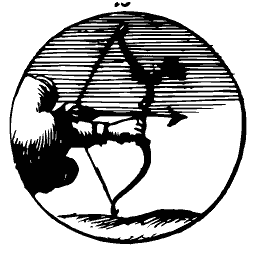 Hand drawing a bow