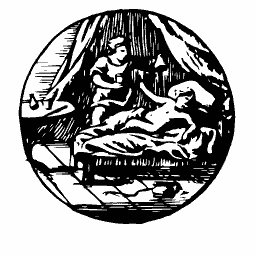 Figures in a bed chamber