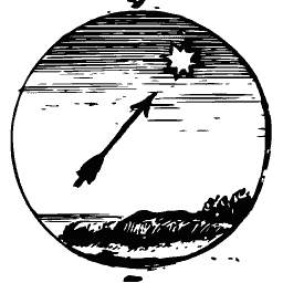 Arrow flying at a star