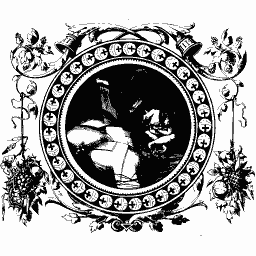 Soul bending over a fallen figure