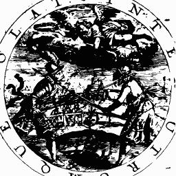 Figures at a workbench