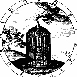 Eagle above an open cage