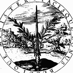 Sword with an olive branch