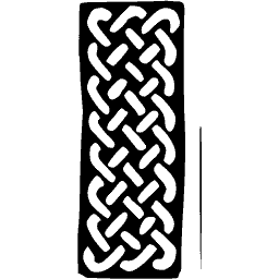 Interlaced knot panel