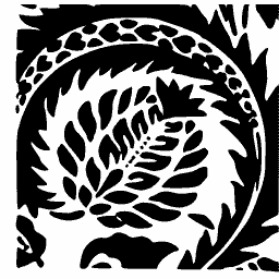 Paisley pine motif
